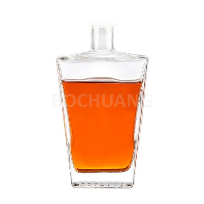 700ml Clear Whiskey Glass Bottle high quality