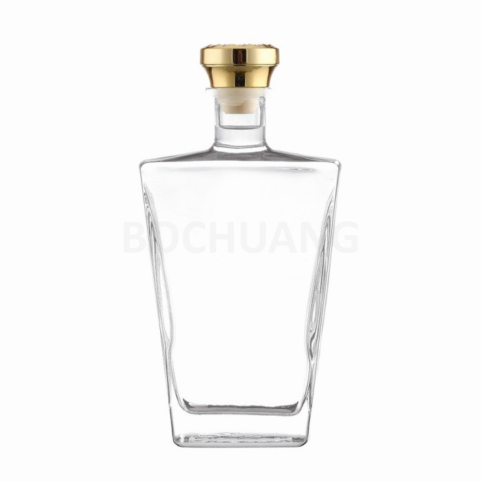 700ml klár whisky glasfløska